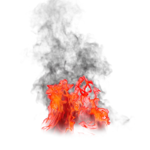 Stylized Ground Fire 08 - Red - Preview